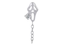 accesorio interno de titanio 0,9 x 1,8 mm scream strass blanco