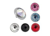 Disco de titanio Tornillo interior Cristal de color |  ITC