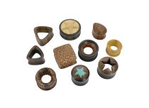 Paquete de 10 tapones de cuerno y hueso |  ITC