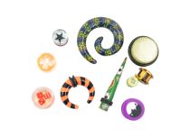 Paquete de 10 extensores acrílicos Varios tamaños y colores |  ITC