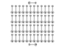 Paquete de 50 etiquetas de bola de cristal de titanio de 3 mm |  ITC