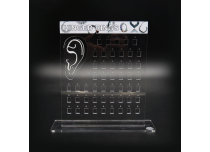 50 expositores acr&iacute;licos para  aros