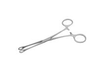 Pinza de acero inoxidable redonda pequeña 4,5 x 8 mm longitud 15,5 cm