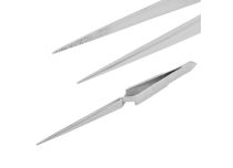 Pinzas de acero inoxidable, cruzadas, puntiagudas, 16 cm de longitud