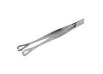 Pinzas de acero inoxidable, triángulo abierto (5 x 10 mm), longitud 14,5 cm con pinza