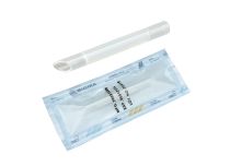 Envase de 10 tubos de plástico estériles individuales 45° Øext 8mm