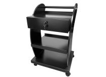 Aparador 3 estantes negro 2nd life |  ITC