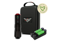 pistola de tatuaje  máquina  Uno Negro Mat 4 mm - 2 Baterías 2nde vie | FKIrons