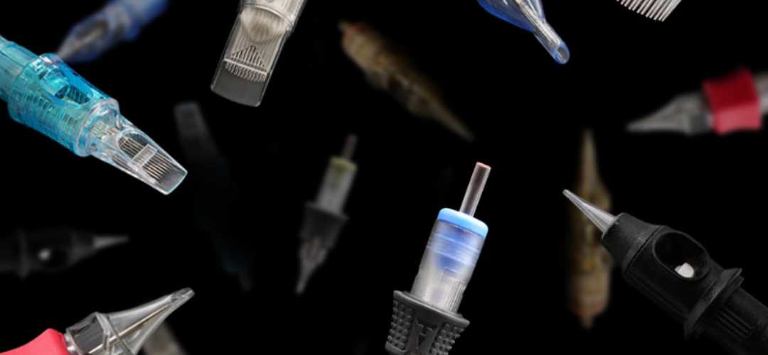 Una amplia gama de cartuchos de tatuaje